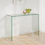 Clear Glass Console Table - Amalfi