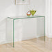 Clear Glass Console Table - Amalfi