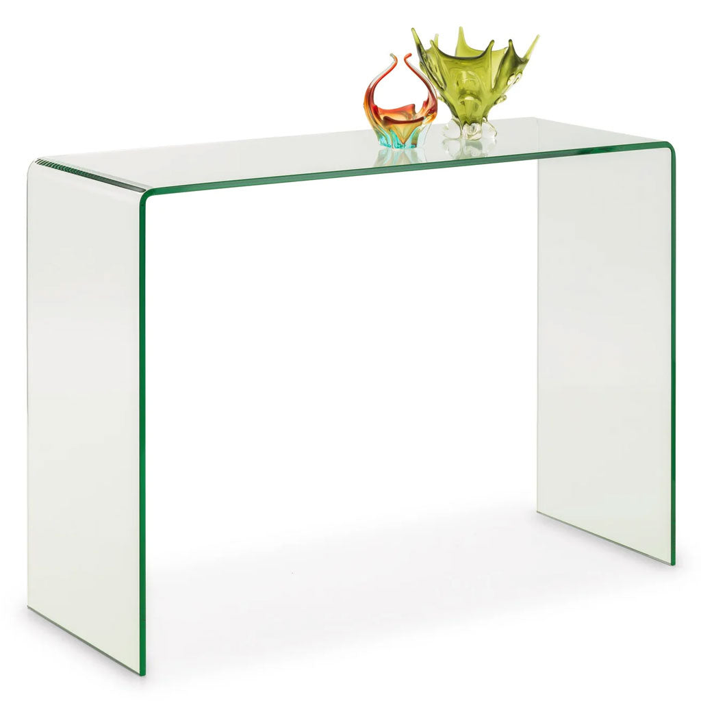 Clear Glass Console Table - Amalfi