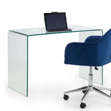 Clear Glass Desk for Home And Office - Amalfi