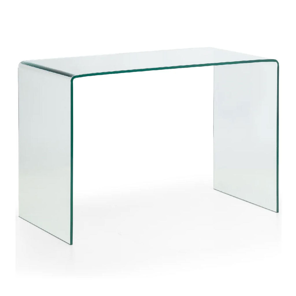 Clear Glass Desk for Home And Office - Amalfi