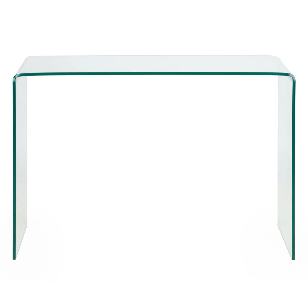 Clear Glass Desk for Home And Office - Amalfi