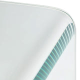 Clear Glass Desk for Home And Office - Amalfi