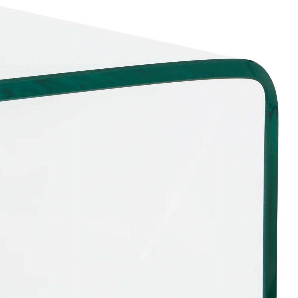 Clear Glass Desk for Home And Office - Amalfi