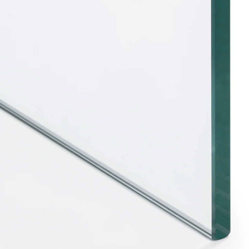 Clear Glass Desk for Home And Office - Amalfi