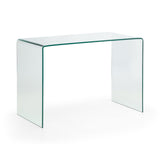 Clear Glass Desk for Home And Office - Amalfi