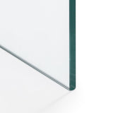 Clear Glass Desk for Home And Office - Amalfi
