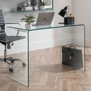 Clear Glass Desk for Home And Office - Amalfi
