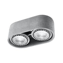 Concrete Ceiling Light With 2 Basic Lamps - Persian Indigo