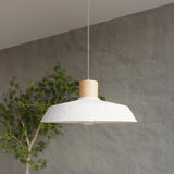 Concrete Pendant Light With Afra Lamp - Persian Indigo