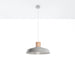 Concrete Pendant Light With Afra Lamp - Persian Indigo