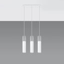 Concrete Pendant Light With Borgio 3L Lamp - Persian Indigo