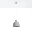 Concrete Pendant Light With Damaso Lamp - Persian Indigo