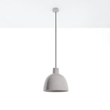 Concrete Pendant Light With Damaso Lamp - Persian Indigo