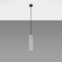 Concrete Pendant Light With Luvo 1 Lamp - Persian Indigo