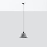 Concrete Pendant Light With Pablito Lamp - Persian Indigo