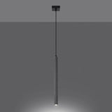 Concrete Pendant Light With Pastelo 1 Lamp - Persian Indigo