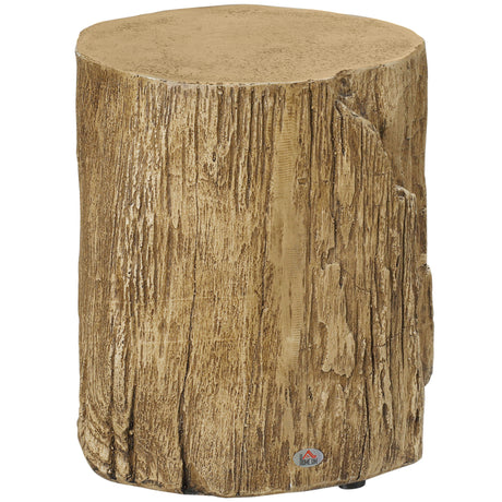 Concrete Side Table 37cm Wide Round - Velmora