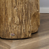 Concrete Side Table 37cm Wide Round - Velmora