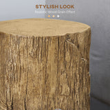 Concrete Side Table 37cm Wide Round - Velmora