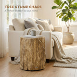 Concrete Side Table 37cm Wide Round - Velmora