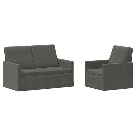 Corduroy Fabric 2+1 Seater Sofa Set 130cm Wide - Vantage Home