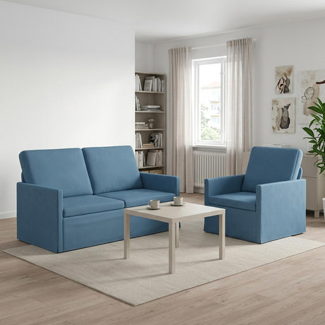 Corduroy Fabric 2+1 Seater Sofa Set 130cm Wide - Vantage Home