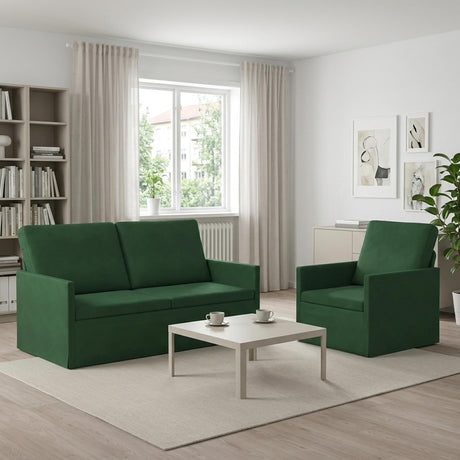 Corduroy Fabric 2+1 Seater Sofa Set 150cm Wide - Vantage Home