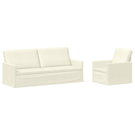 Corduroy Fabric 3+1 Seater Sofa Set 190cm Wide - Vantage Home