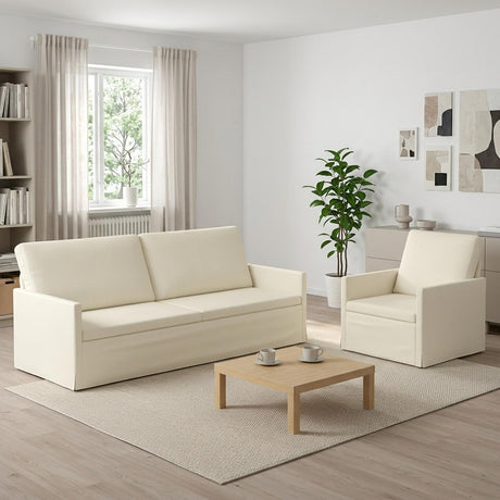Corduroy Fabric 3+1 Seater Sofa Set 190cm Wide - Vantage Home