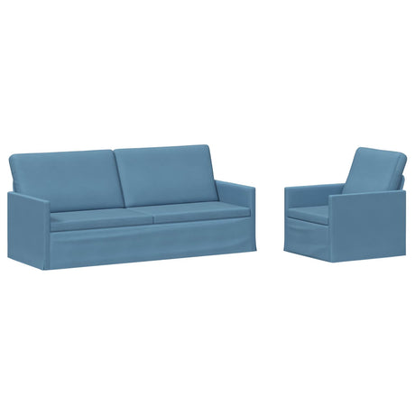 Corduroy Fabric 3+1 Seater Sofa Set 190cm Wide - Vantage Home