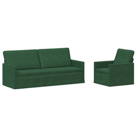 Corduroy Fabric 3+1 Seater Sofa Set 190cm Wide - Vantage Home
