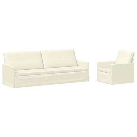Corduroy Fabric 3+1 Seater Sofa Set 220cm Wide - Vantage Home