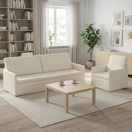 Corduroy Fabric 3+1 Seater Sofa Set 220cm Wide - Vantage Home