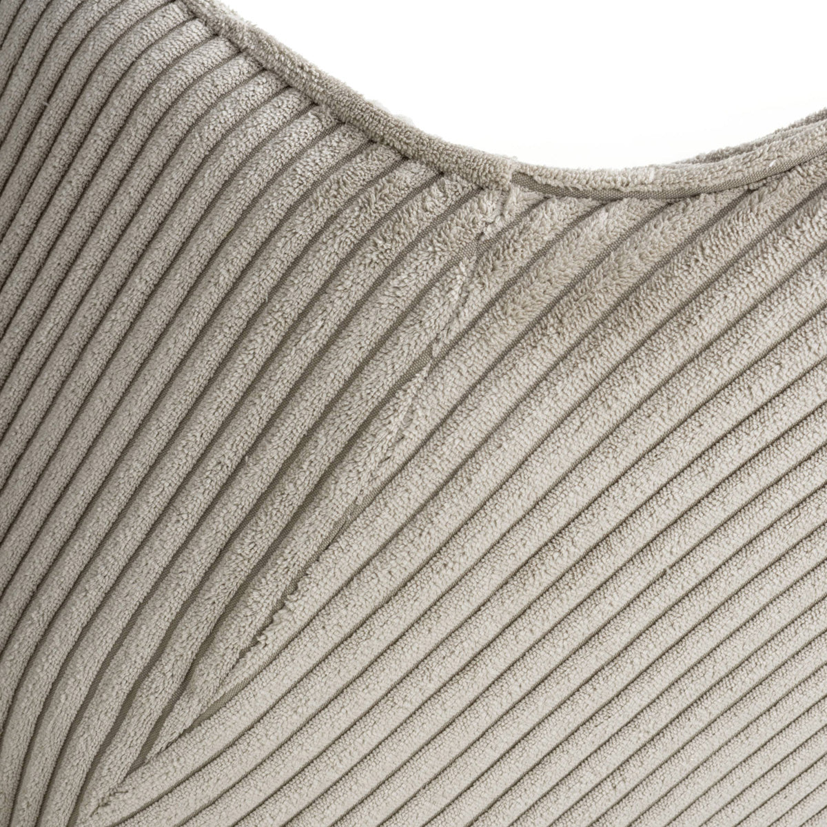 Corduroy Fabric Dining Chairs in Set Of 2 With Black Metal Legs - Denver