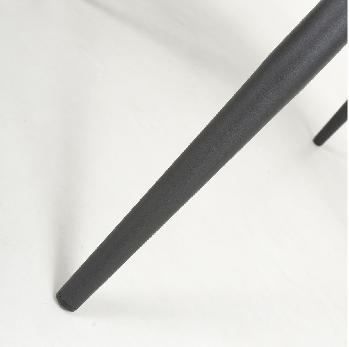 Corduroy Fabric Dining Chairs in Set Of 2 With Black Metal Legs - Denver