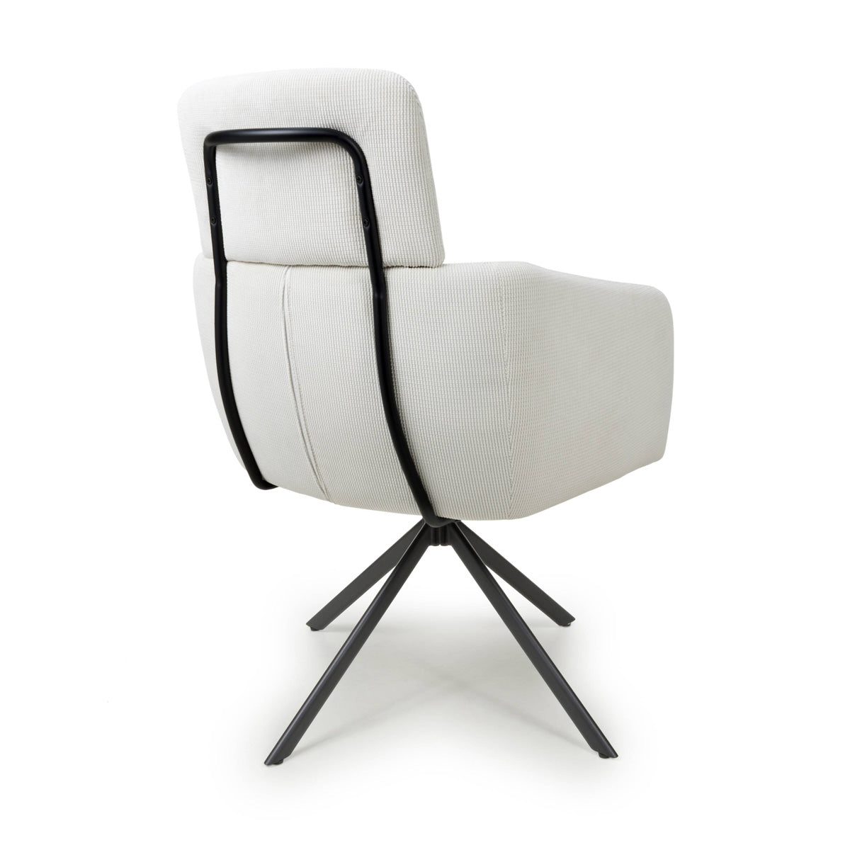 Corduroy Fabric Dining Chairs in Set Of 2 With Swivel Function - Polaris