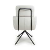 Corduroy Fabric Dining Chairs in Set Of 2 With Swivel Function - Polaris