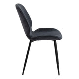 Corduroy Fabric Dining Chairs in Set of 4 - Femke