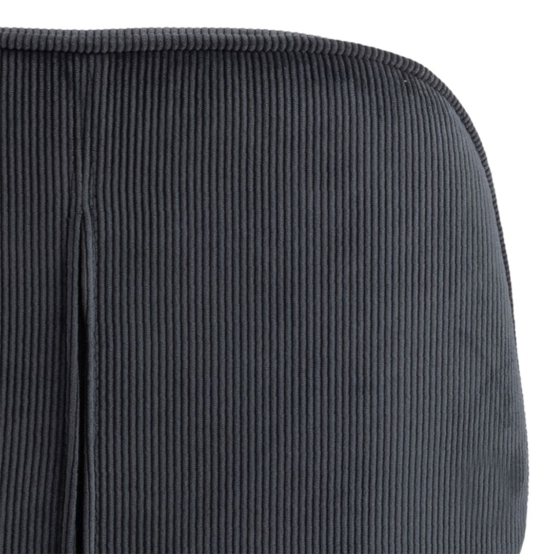 Corduroy Fabric Dining Chairs in Set of 4 - Femke