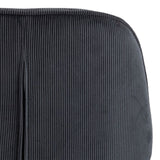 Corduroy Fabric Dining Chairs in Set of 4 - Femke