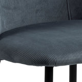 Corduroy Fabric Dining Chairs Set of 4 - Ines