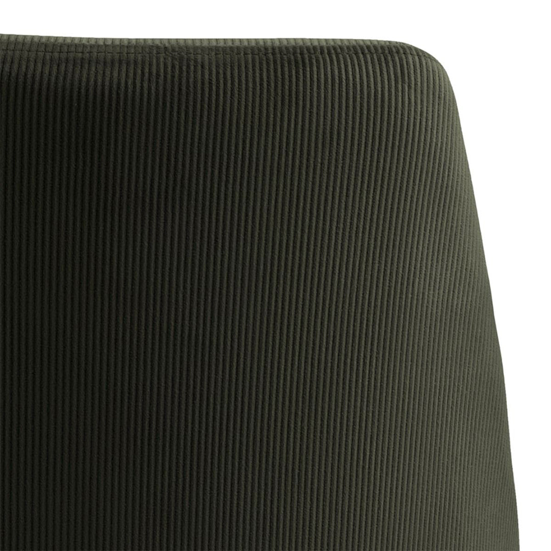 Corduroy Fabric Dining Chairs Set of 4 - Ines