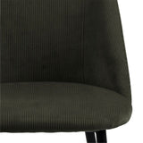 Corduroy Fabric Dining Chairs Set of 4 - Ines