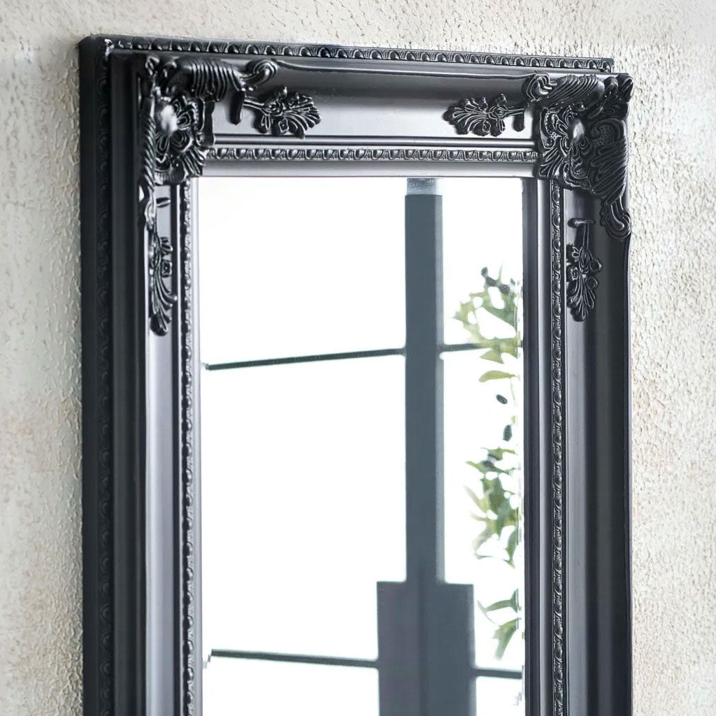Dressing Mirror 130cm High With Wooden Frame - Palais
