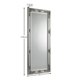 Dressing Mirror 170cm High With Wooden Frame - Palais