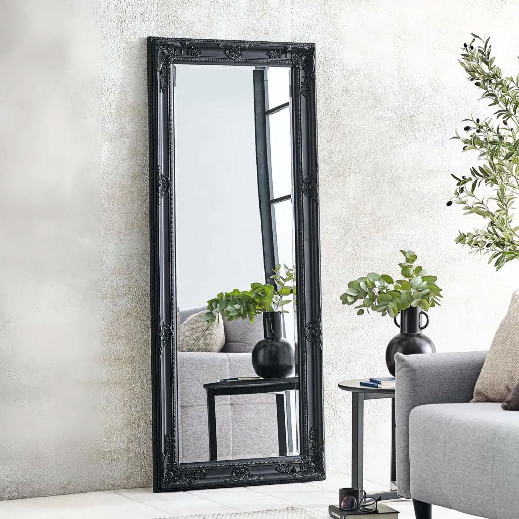 Dressing Mirror 170cm High With Wooden Frame - Palais