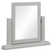 Dressing Table Mirror With Wooden Frame - Bordeaux