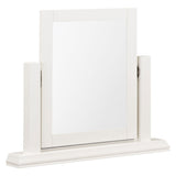 Dressing Table Mirror With Wooden Frame - Bordeaux