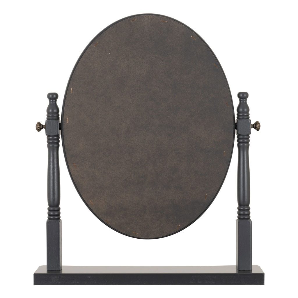 Dressing Table Mirror With Wooden Frame - Contessa